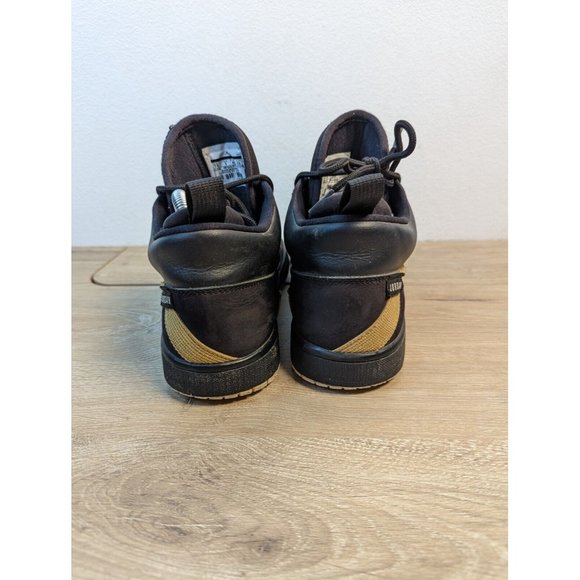 Jordan Fadeaway Black/White/Gold Boy's Basketball Sneakers Size 7  AO1331-017 - Picture 4 of 9